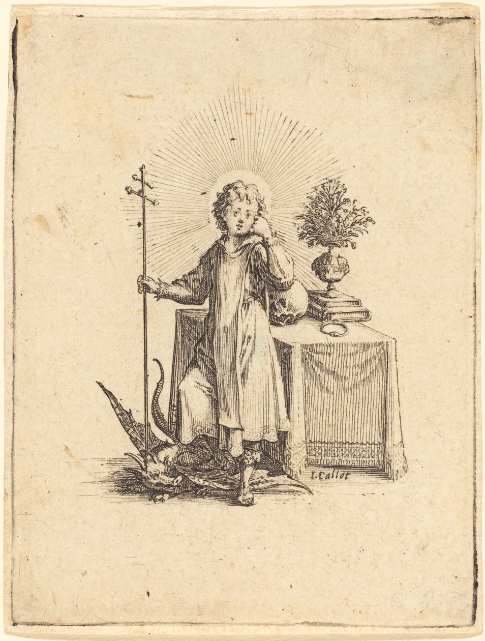 Genç İsa by Jacques Callot