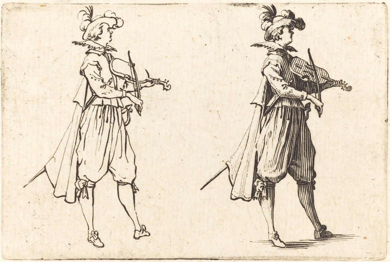 Kemancı by Jacques Callot