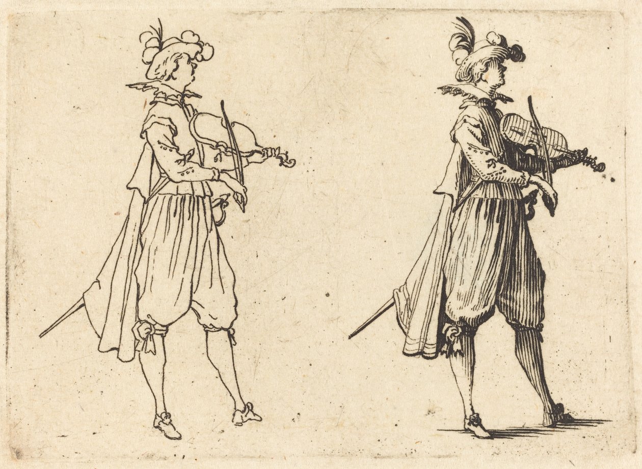 Kemancı by Jacques Callot