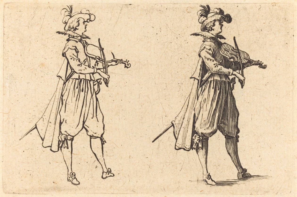 Kemancı by Jacques Callot