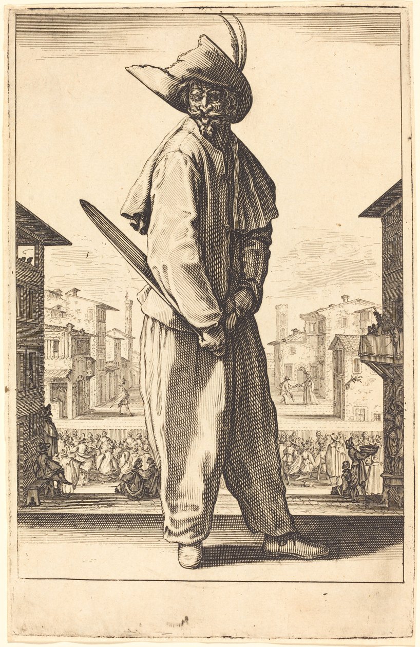 Zanni by Jacques Callot