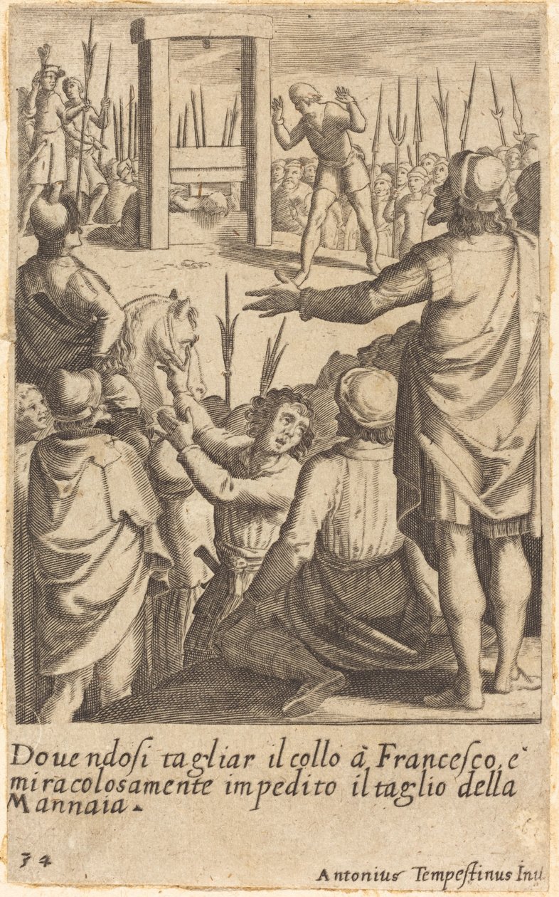 Francesco by Jacques Callot after Antonio Tempesta