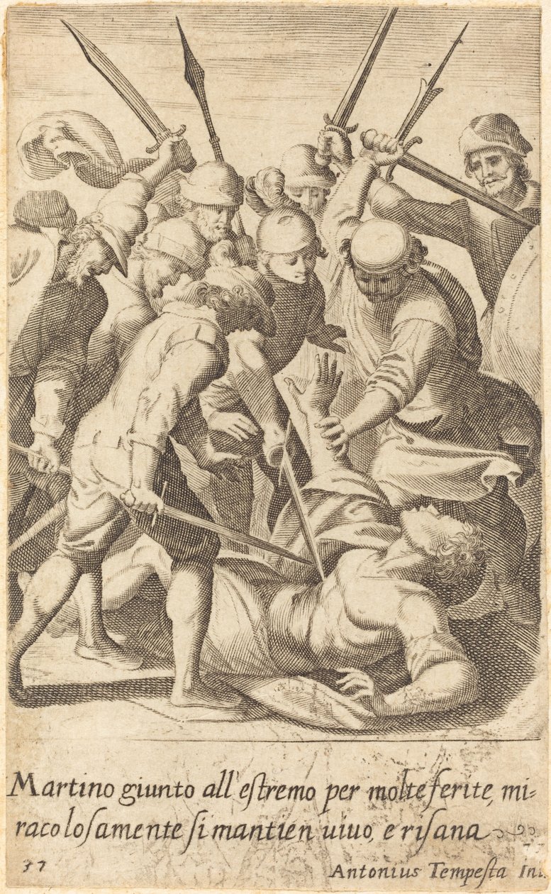 Martino by Jacques Callot after Antonio Tempesta