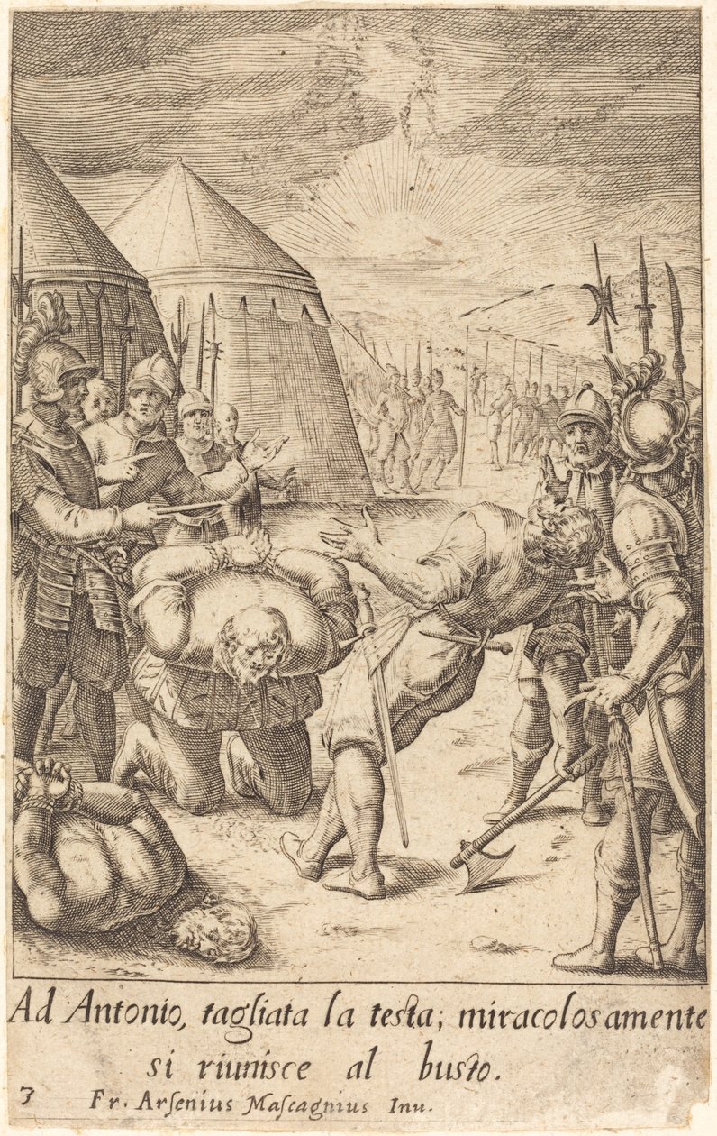 Başı Kesilmiş by Jacques Callot after Donato Mascagni
