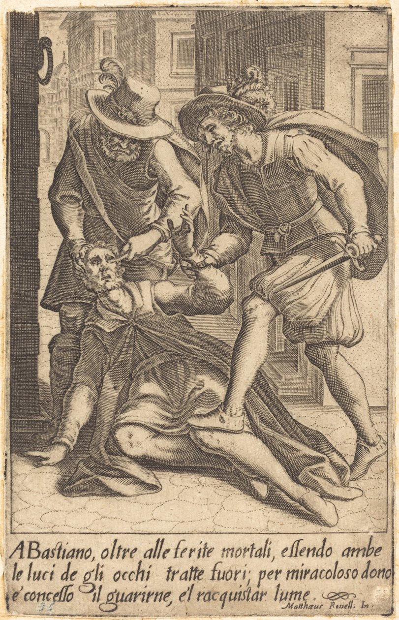 Bastian by Jacques Callot after Matteo Rosselli