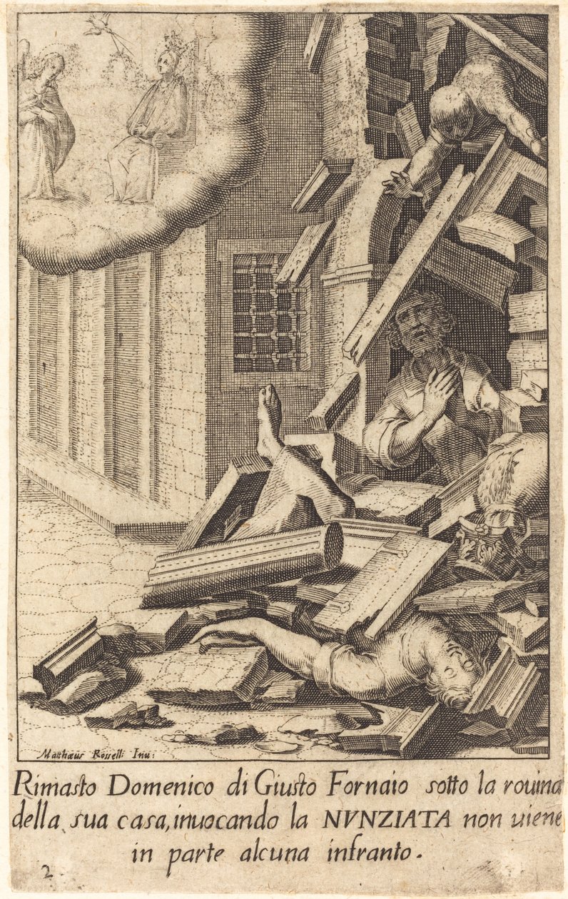 Domenico di Giusto by Jacques Callot after Matteo Rosselli