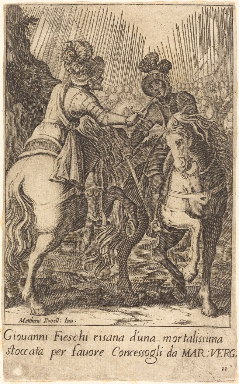Giovanni Fieschi by Jacques Callot after Matteo Rosselli