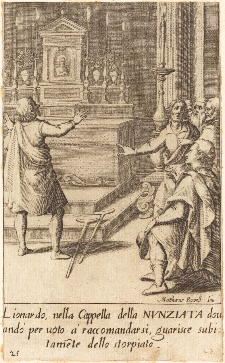 lionardo by Jacques Callot after Matteo Rosselli