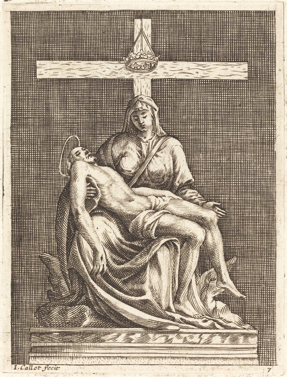 Şefkât by Jacques Callot after Michelangelo