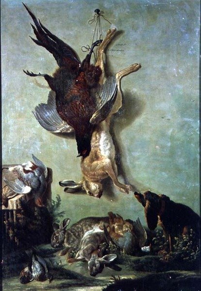 Natürmort Oyun by Jacques Charles Oudry