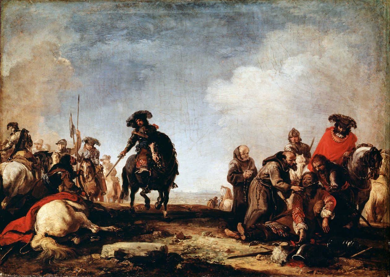 Bir Savaştan Sonra, 17. yüzyıl. by Jacques Courtois