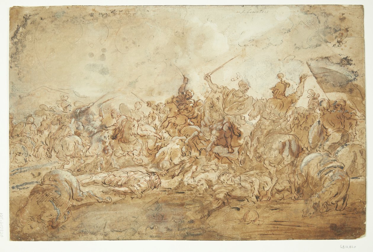 Kavaleri Savaş Sahnesi by Jacques Courtois
