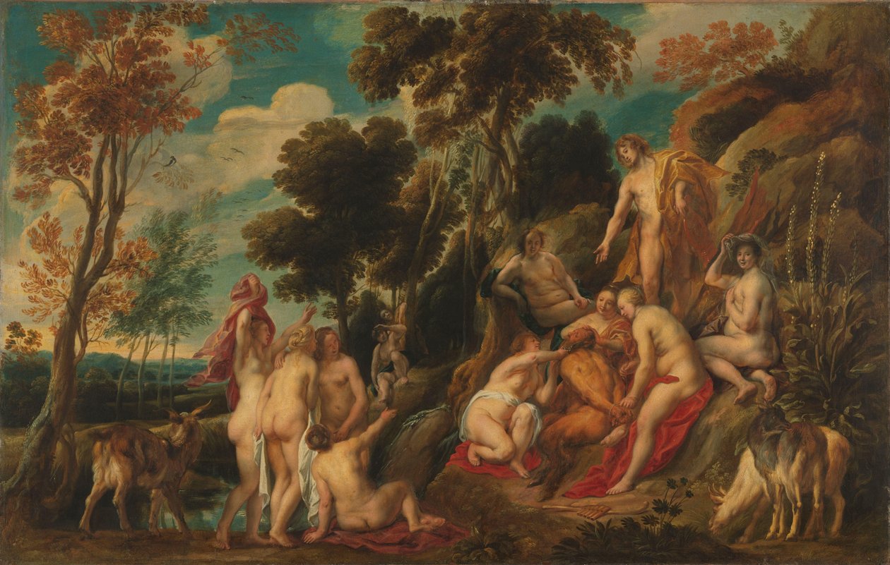 Periler Tarafından Cezalandırılan Pan by Jacques Jordaens