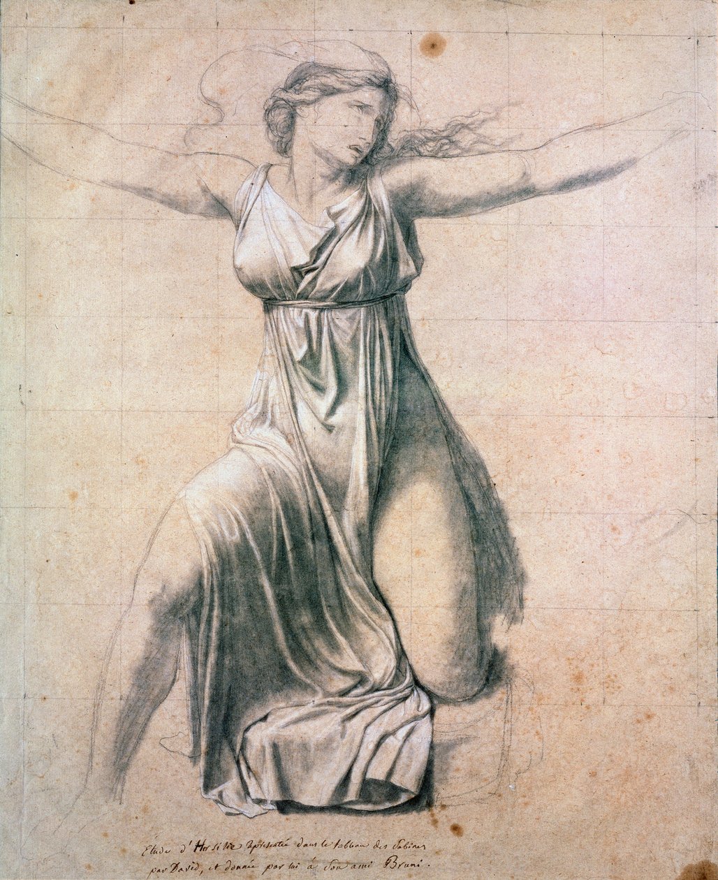 Hersilya, 1795-1798. by Jacques Louis David