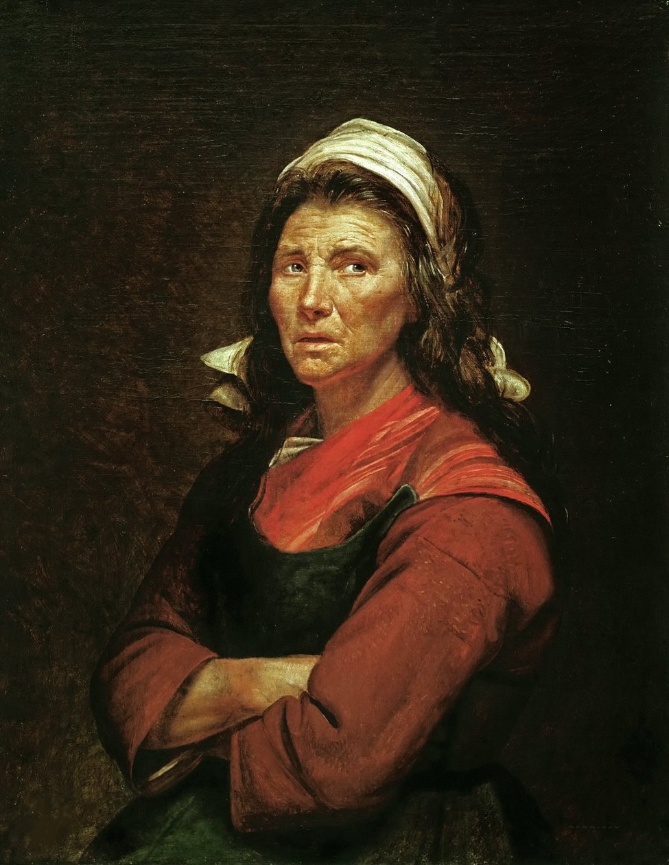 Sebze satıcısı, 1789. by Jacques Louis David