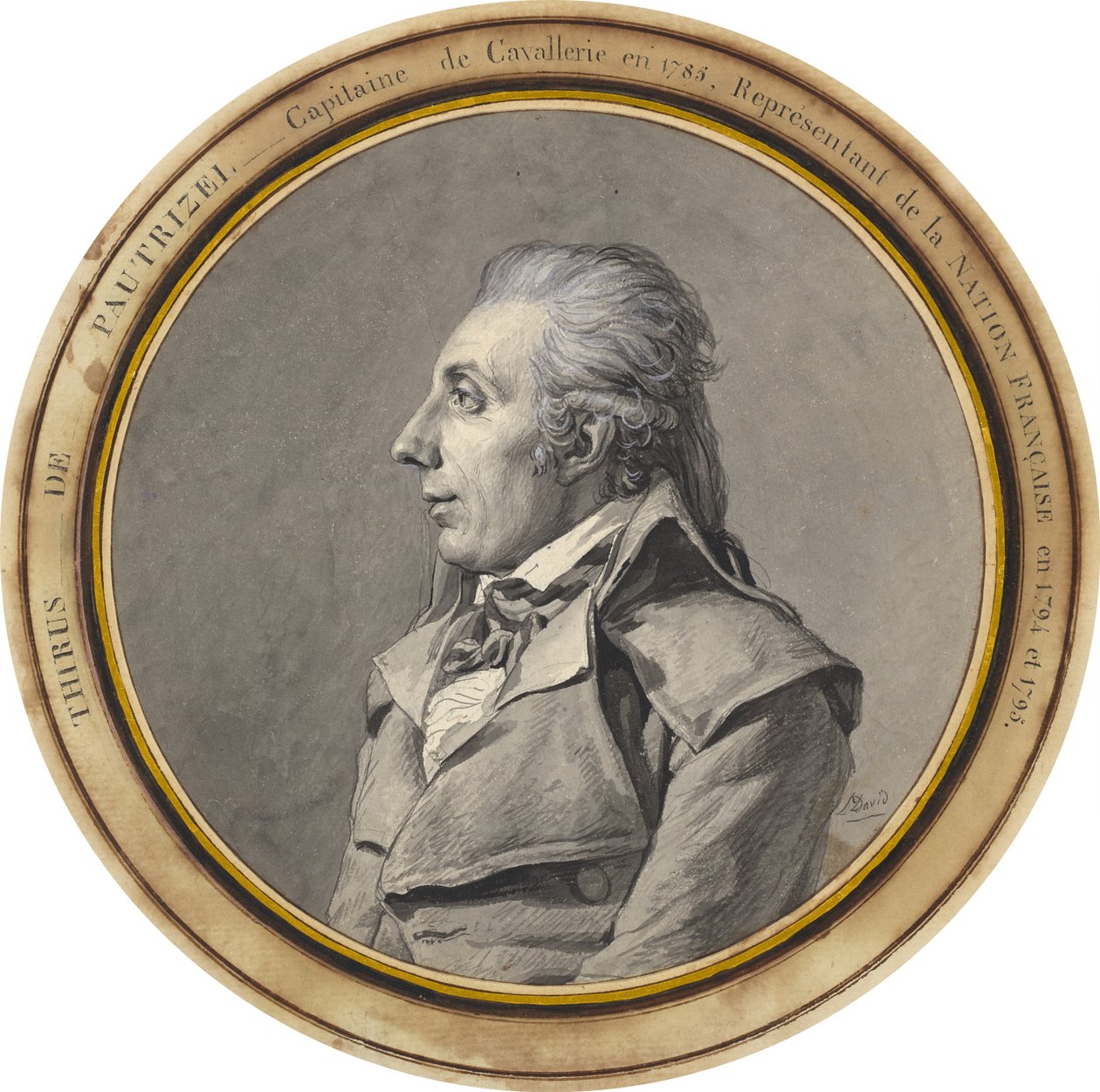 Thirius de Pautrizel by Jacques Louis David