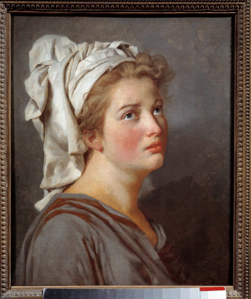 türbanlı genç kadın by Jacques Louis David