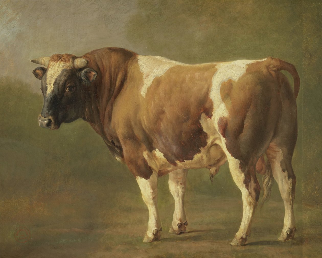 Boğa Çalışması by Jacques Raymond Brascassat