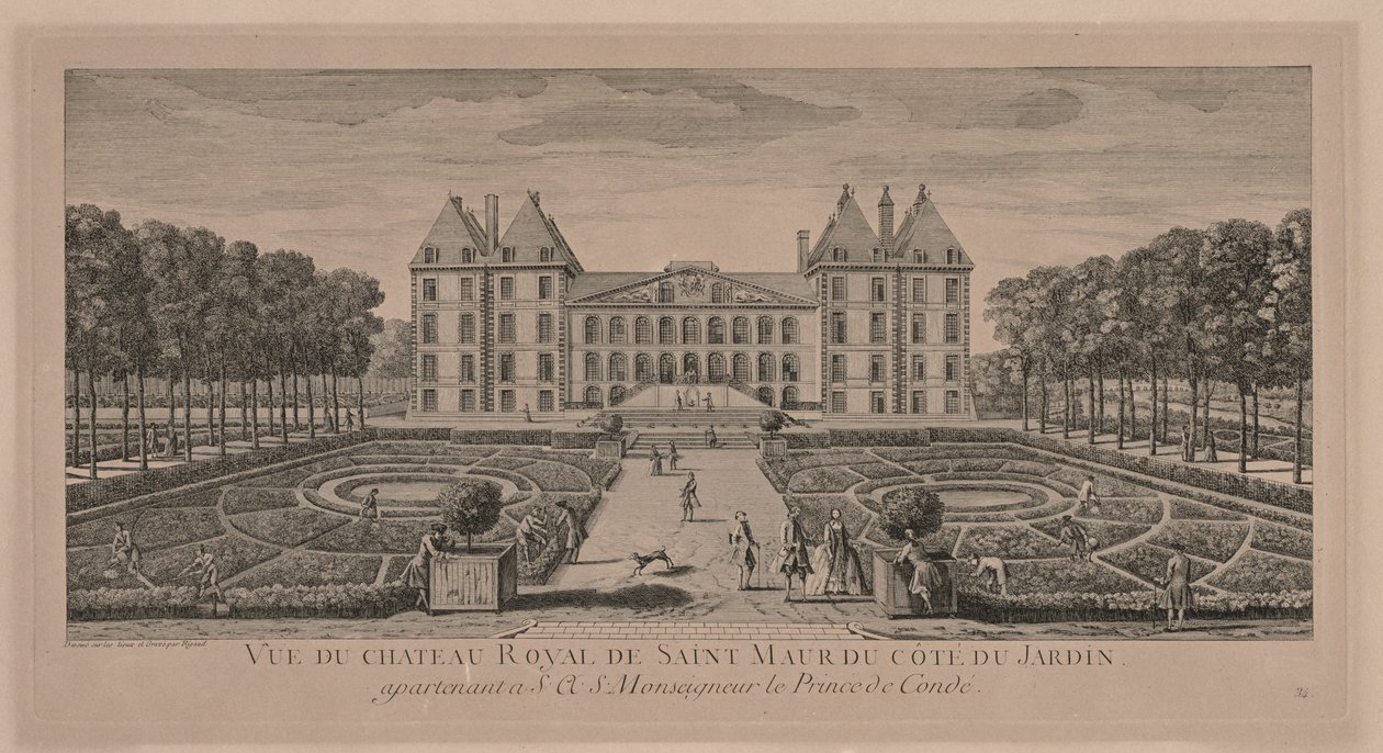 Chateau St.Maur. by Jacques Rigaud