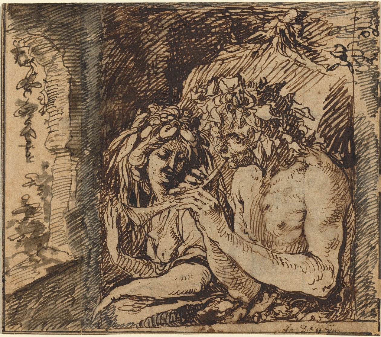 Bacchus ve Ceres by Jacques de Gheyn II