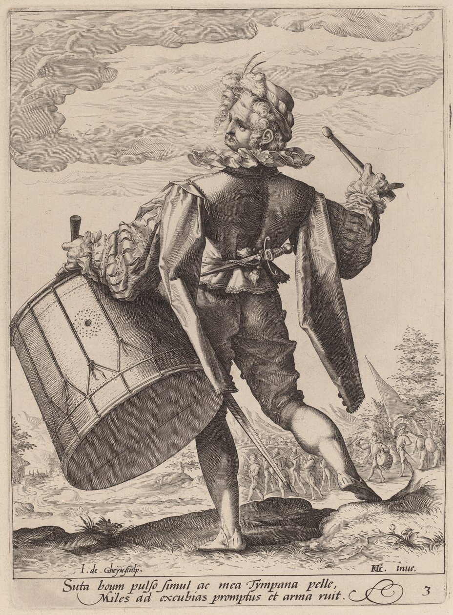 davulcu by Jacques de Gheyn II after Hendrik Goltzius