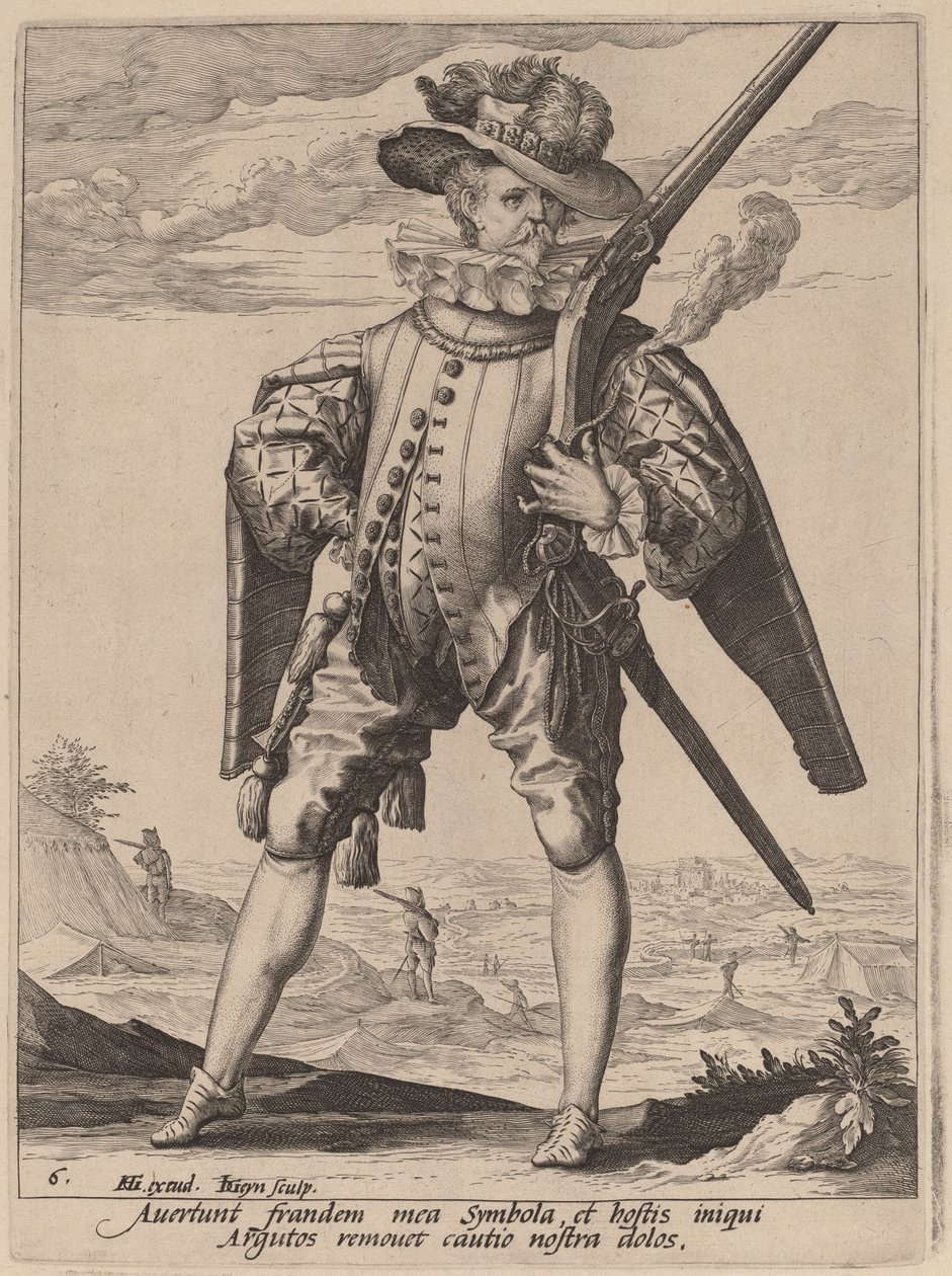 silahşör by Jacques de Gheyn II after Hendrik Goltzius