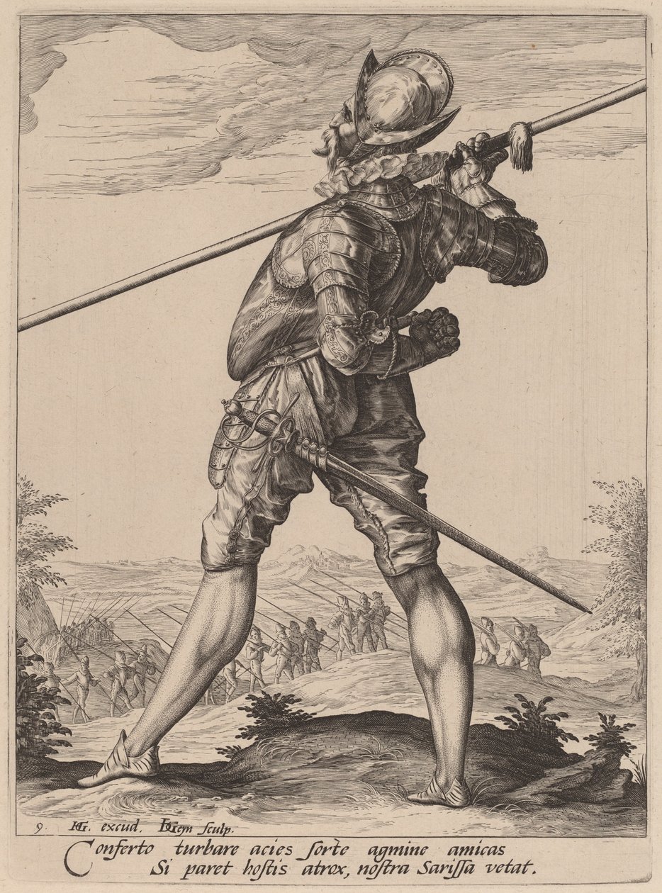 pikeci by Jacques de Gheyn II after Hendrik Goltzius