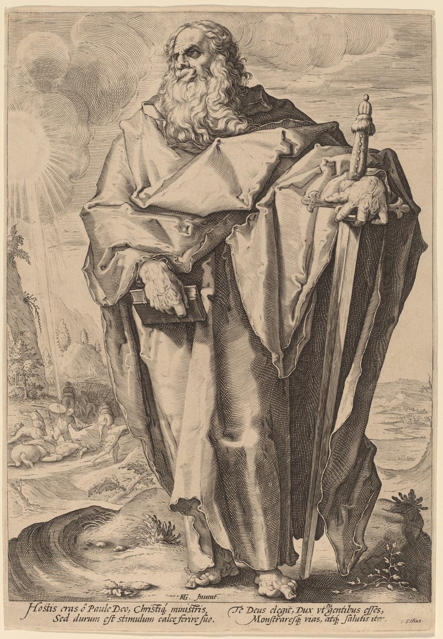 Aziz Paul by Jacques de Gheyn II, after Hendrik Goltzius