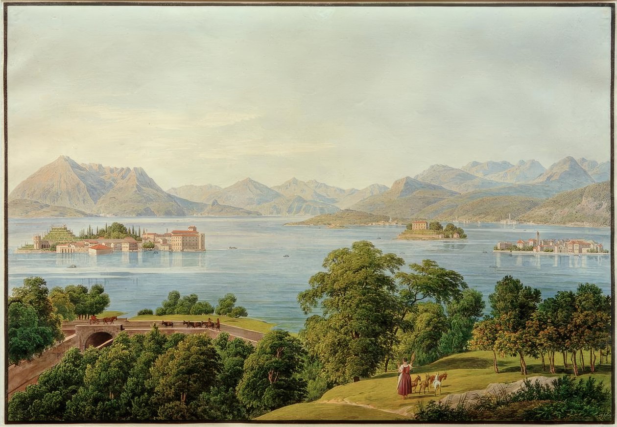 Maggiore Gölü (İtalyan / Schweiz). by Jakob Alt