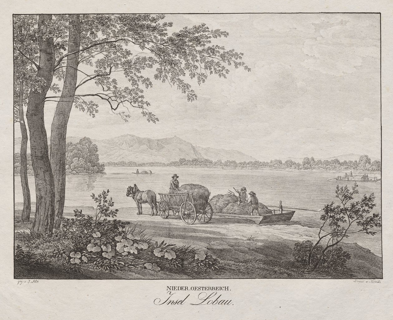 Aşağı Avusturya, Lobau Adası by Jakob Alt
