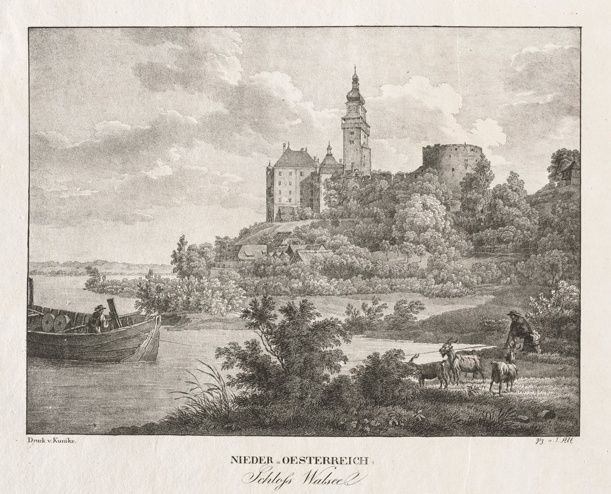 Aşağı Avusturya, Walseel Kalesi by Jakob Alt