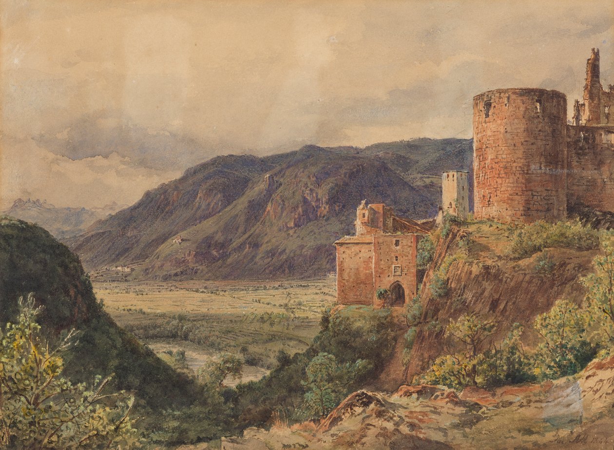 Bolzano yakınlarındaki Sigmundskron by Jakob Alt