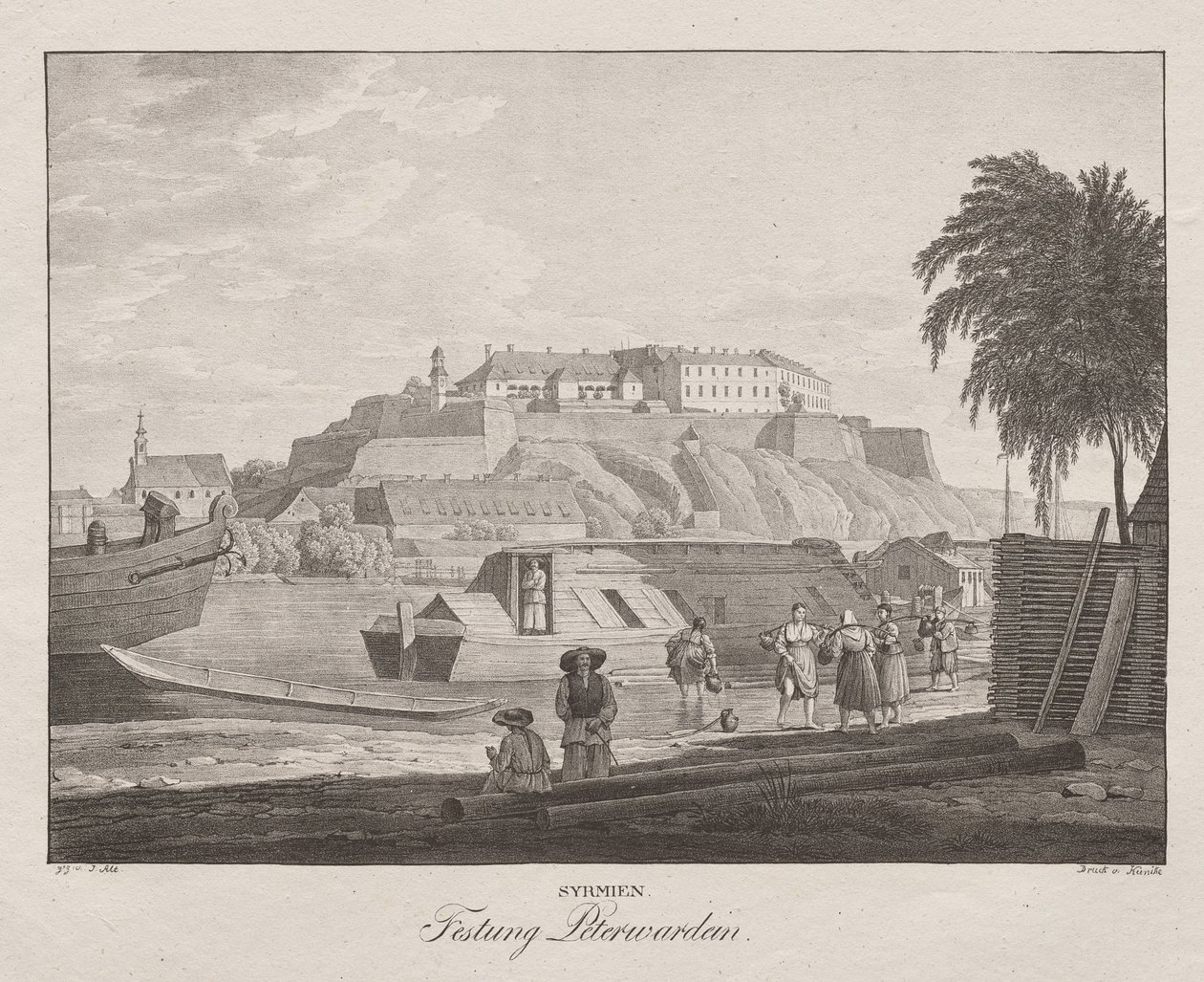 Syrmia, Peterwardein Kalesi by Jakob Alt
