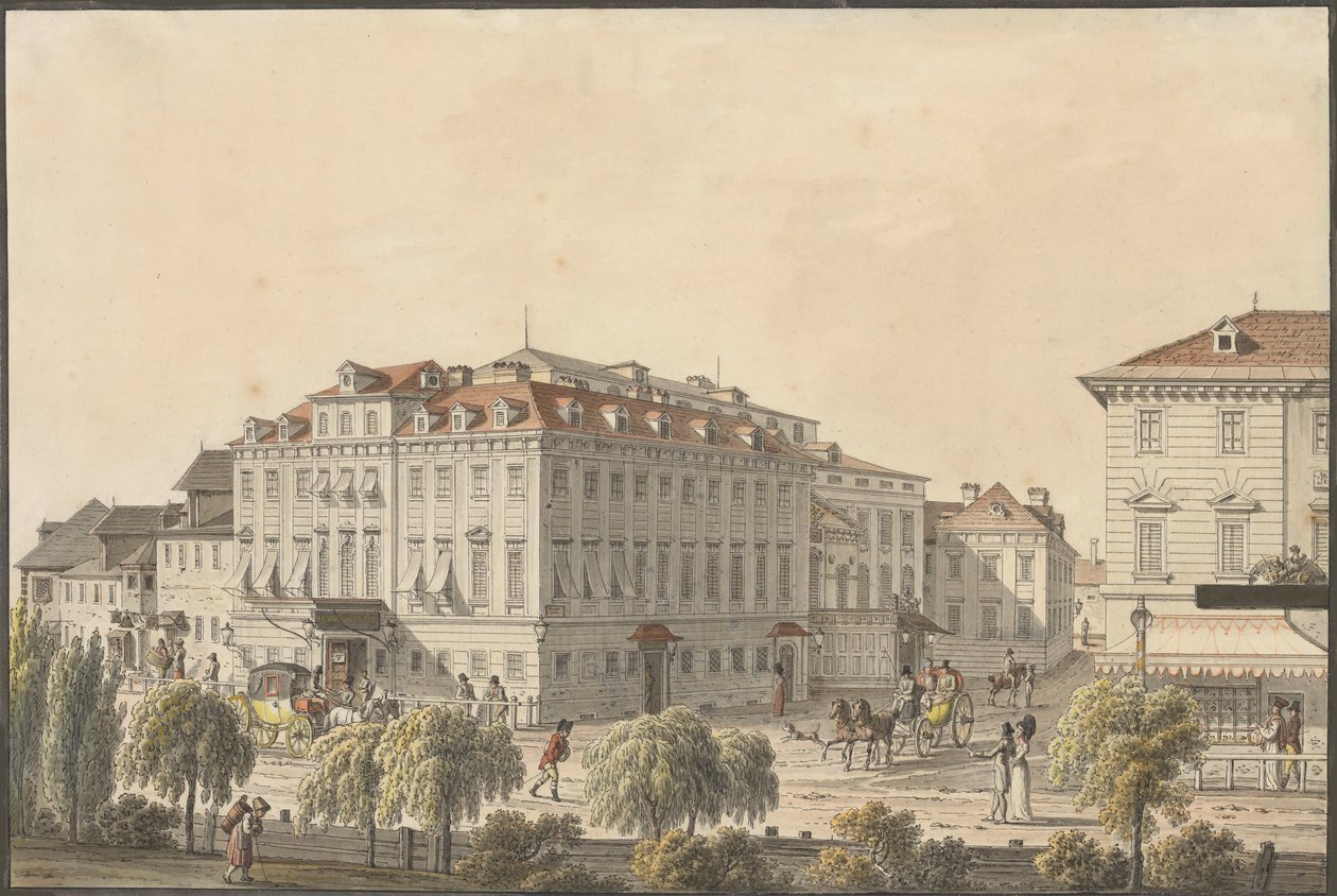 Theatre an der Wien, yaklaşık 1816. by Jakob Alt