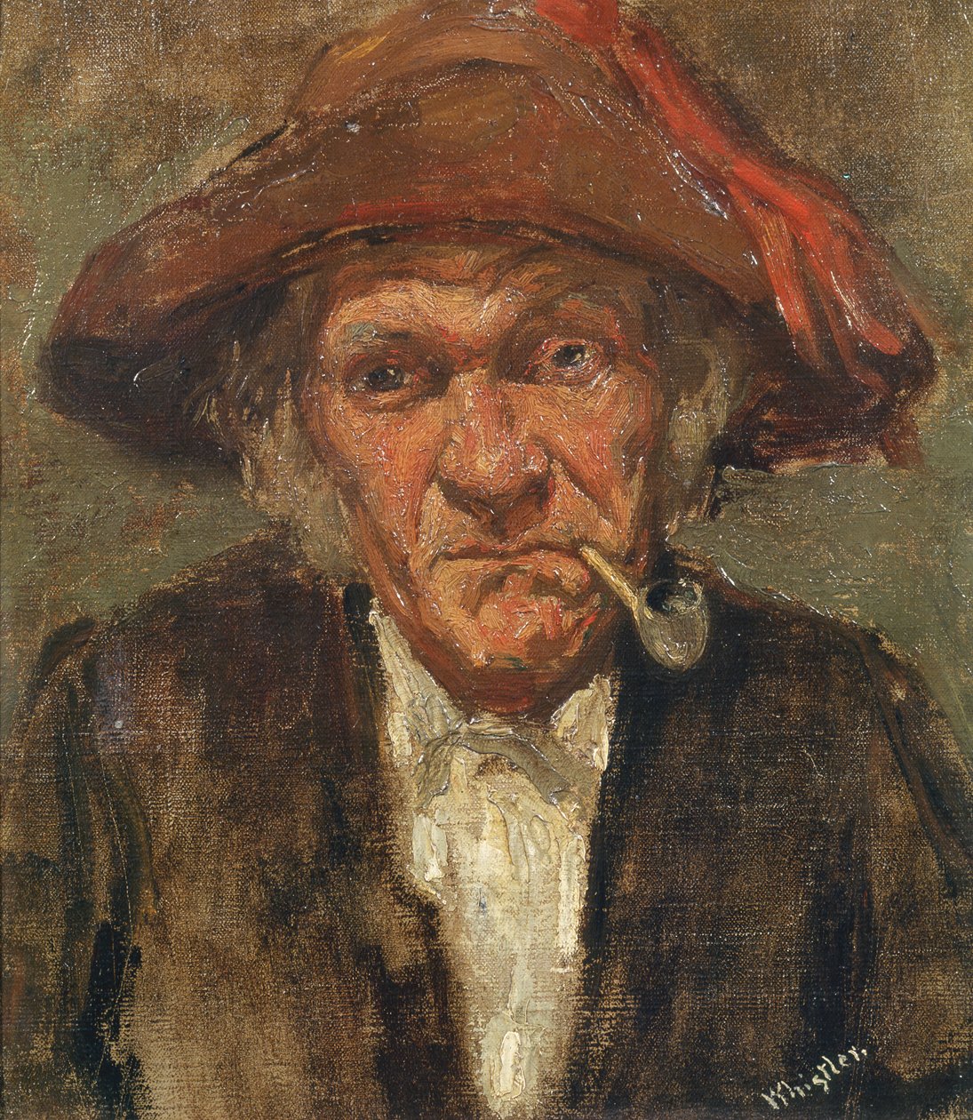 Pipo içen adam, 1859 dolayları by James Abbott McNeill Whistler