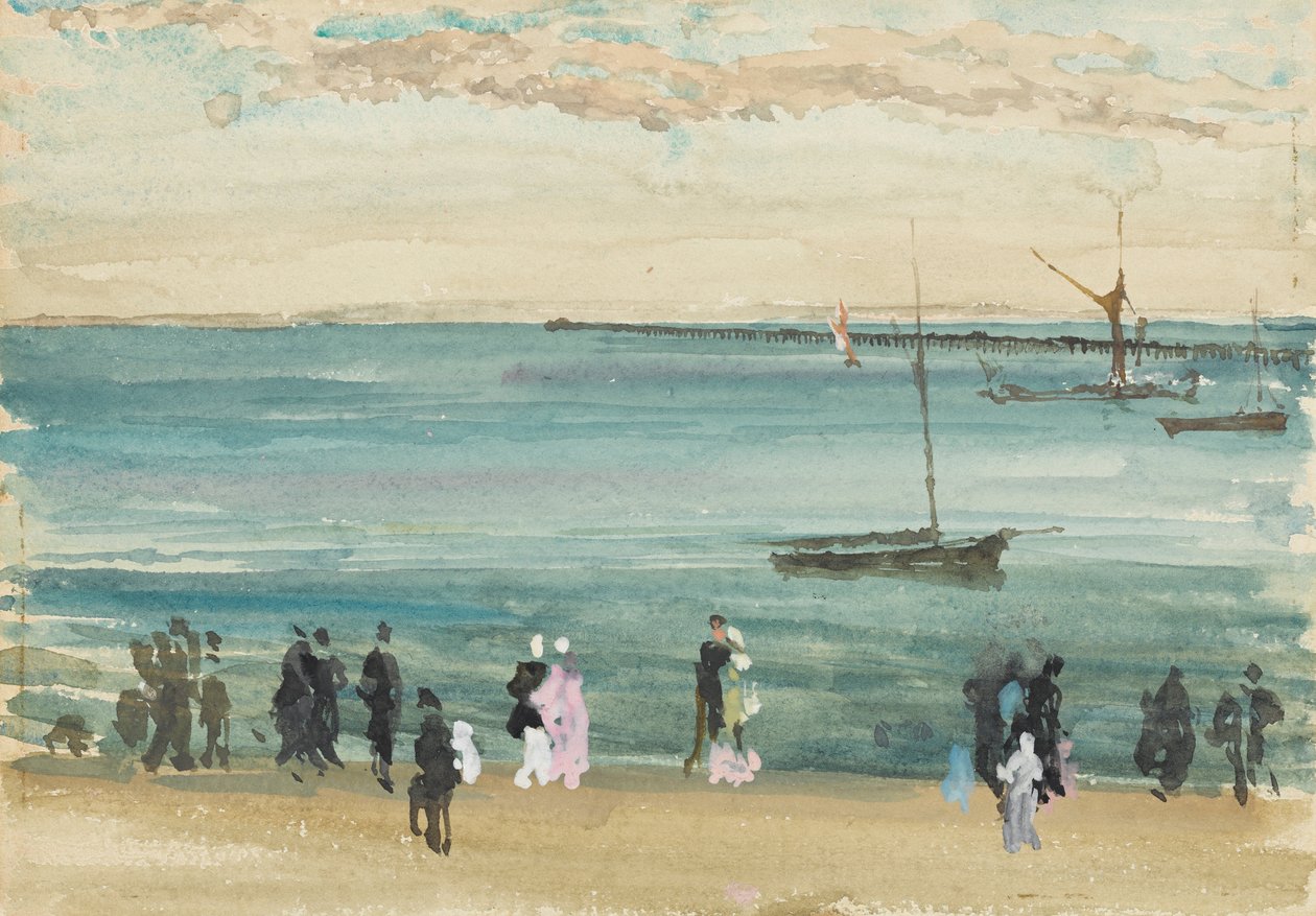 Southend İskelesi by James Abbott McNeill Whistler
