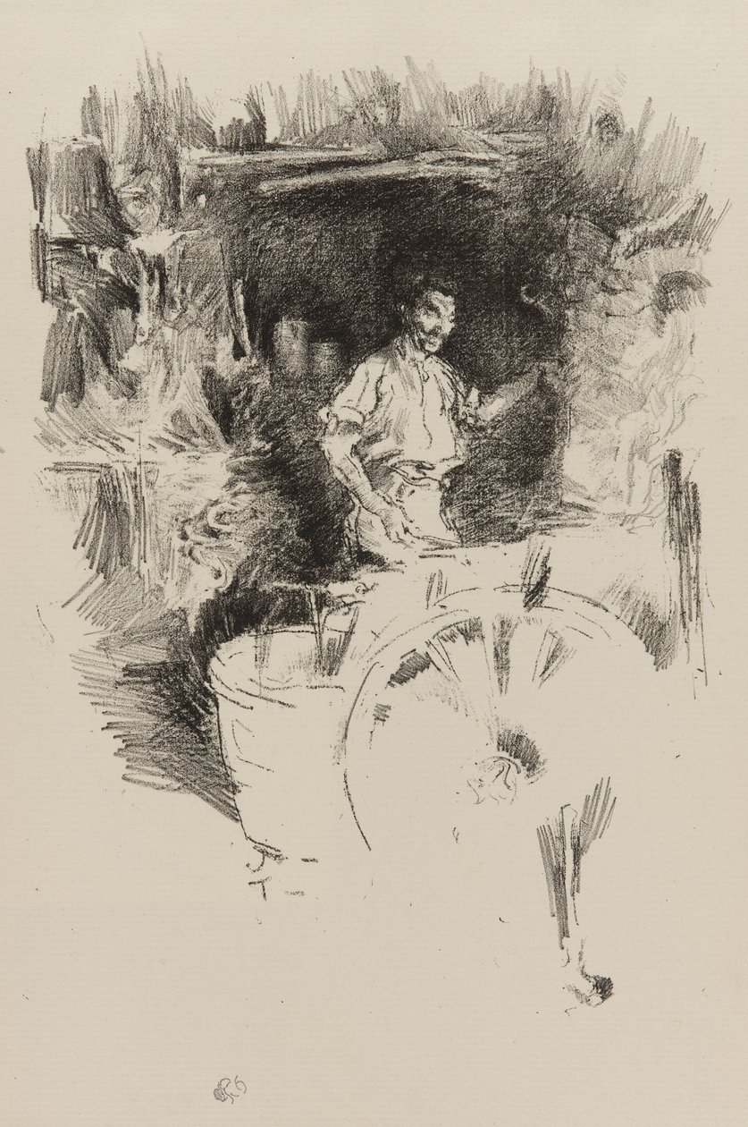 Demirci, 1895-1896 (kağıt üzerinde taş) by James Abbott McNeill Whistler