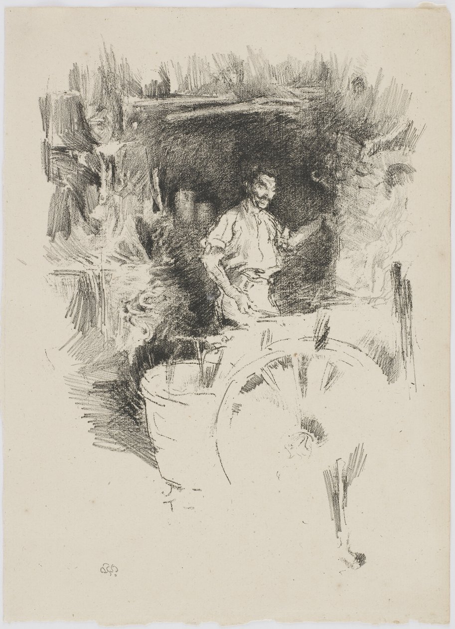 Demirci, 1895-96 (kağıt üzerinde lito) by James Abbott McNeill Whistler