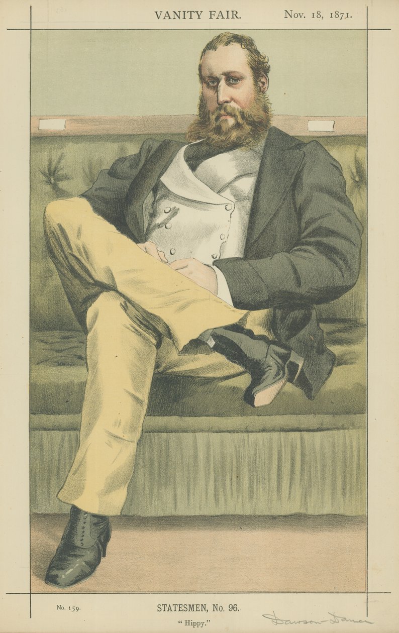 Lionel Seymour William Dawson-Damer (Portarlington Kontu) by James Jacques Joseph Tissot