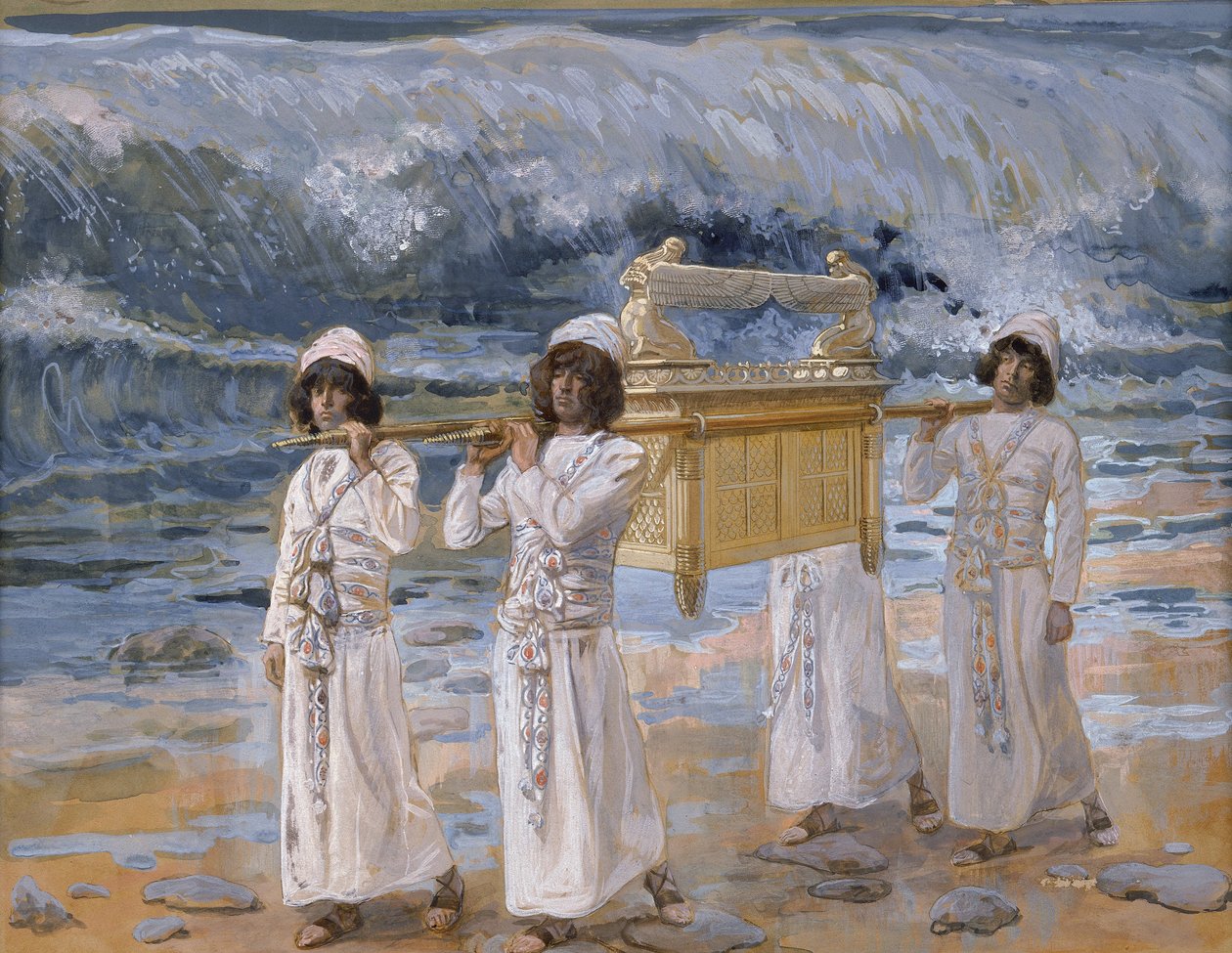 Gemi Ürdün Üzerinden Geçiyor by James Jacques Joseph Tissot