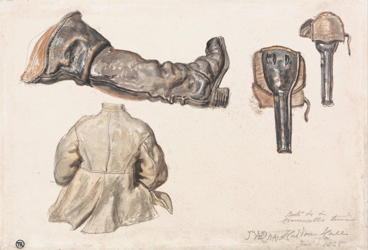 Boots, Etc. Cromwells Time, Haddon Hall, 9 Ocak 1825 by James Ward