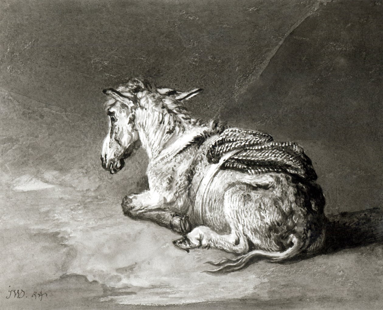 Dinlenen eşek by James Ward