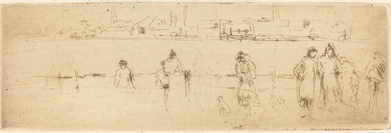 Dolgu Üzerine Bir Eskiz. by James Abbott McNeill Whistler