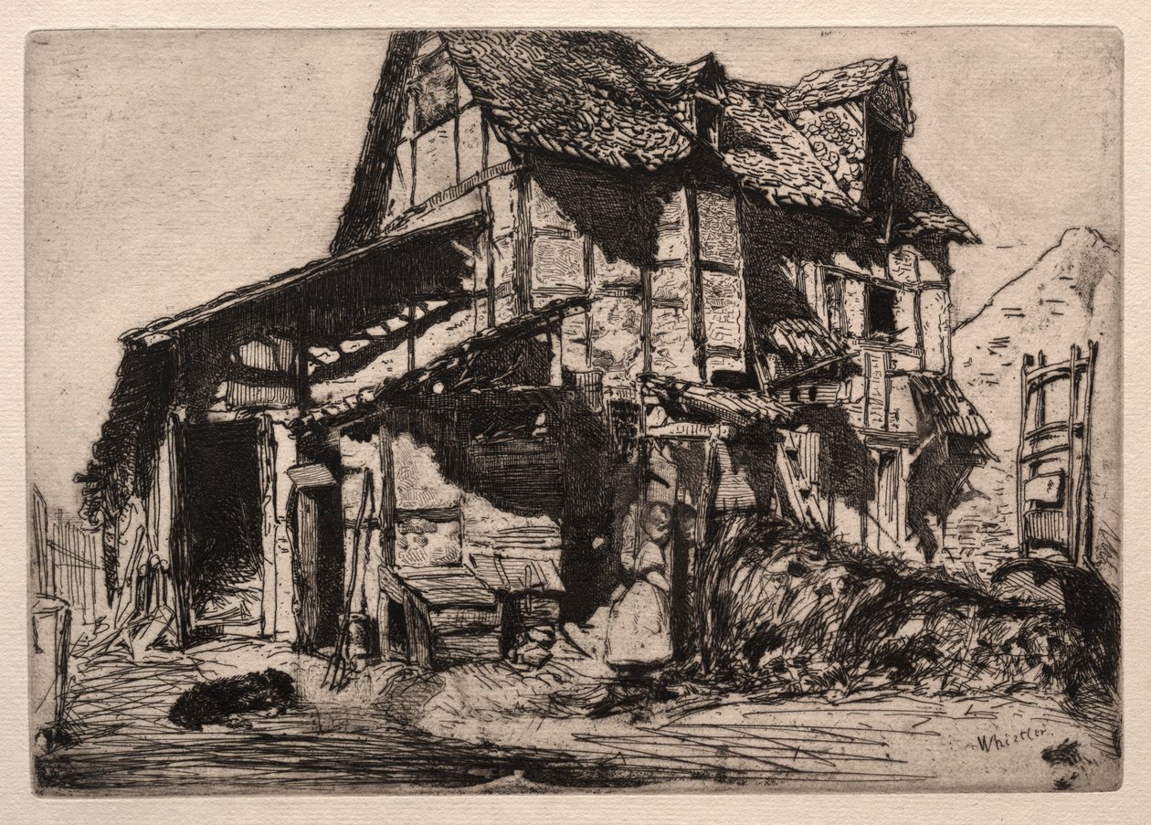 Güvensiz Bir Apartman. by James Abbott McNeill Whistler