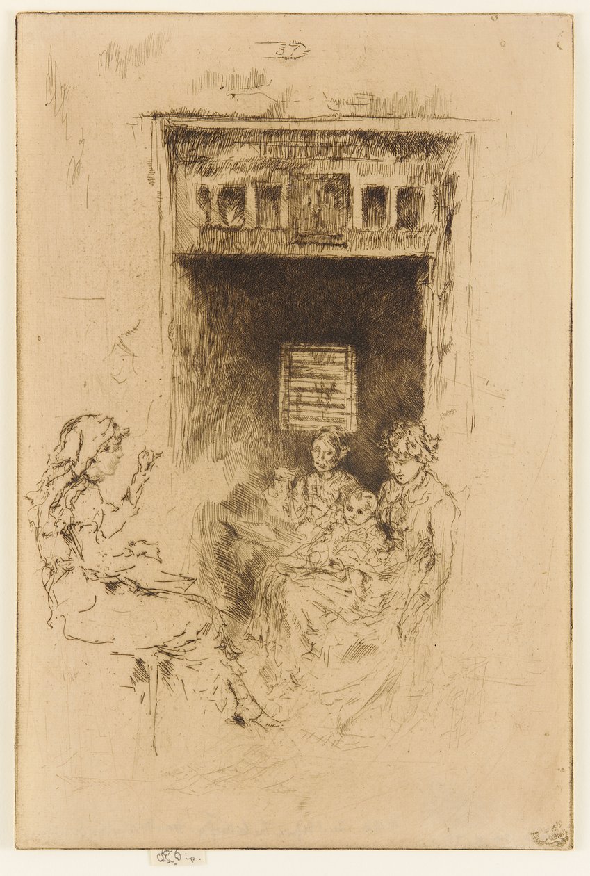 Boncuk İpleri, 1879-1880. by James Abbott McNeill Whistler