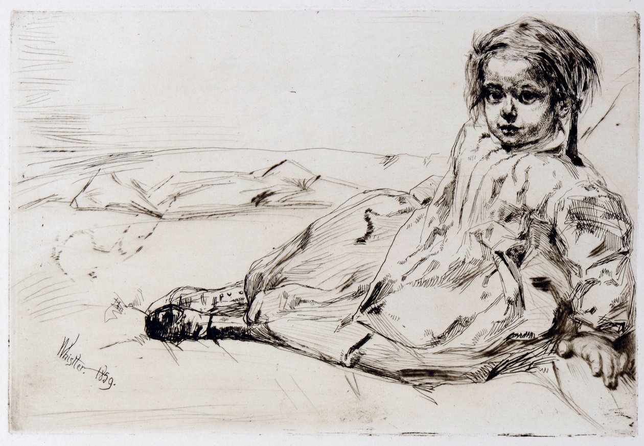 Bibi Valentin by James Abbott McNeill Whistler
