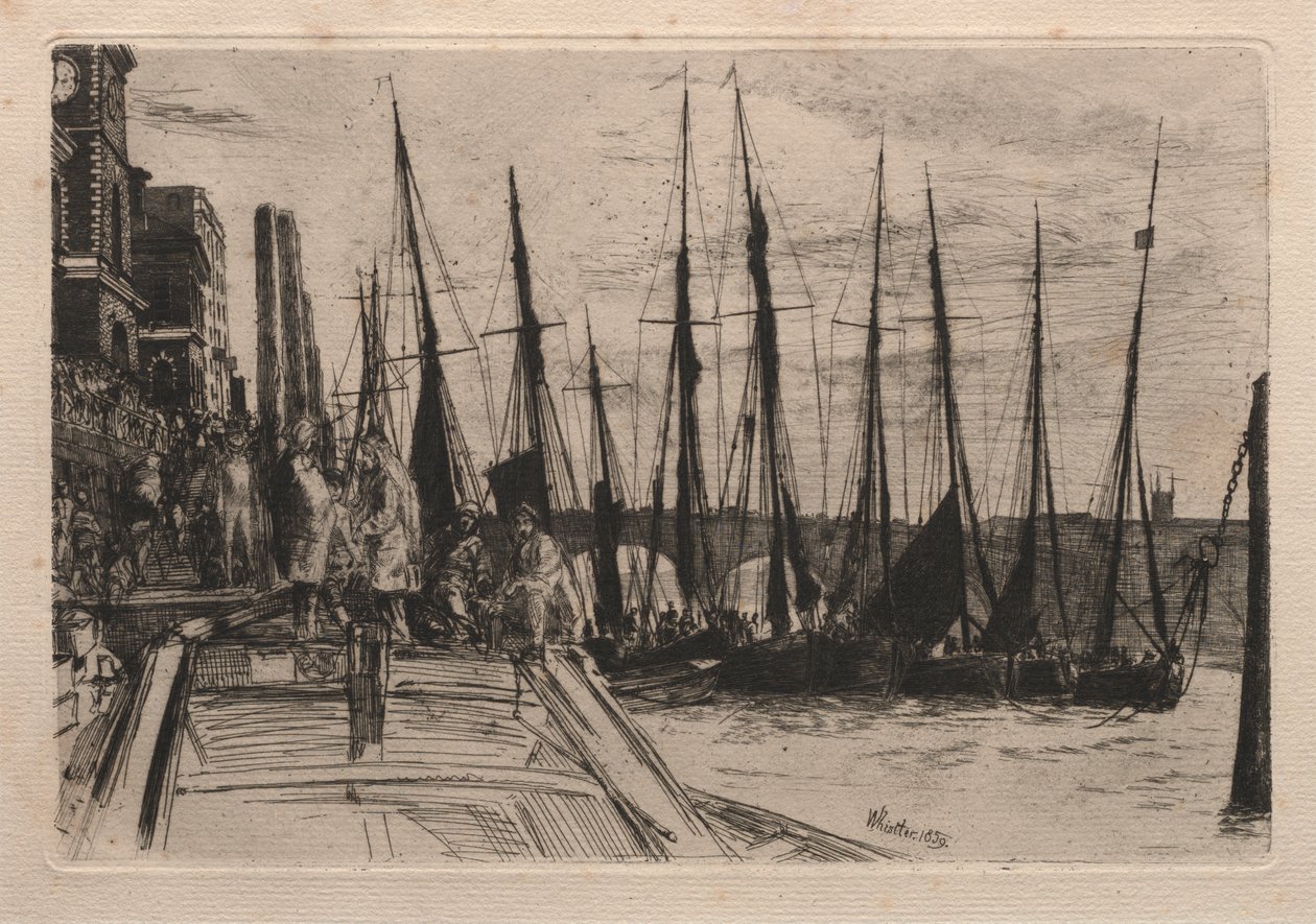 Billingsgate, 1859. by James Abbott McNeill Whistler