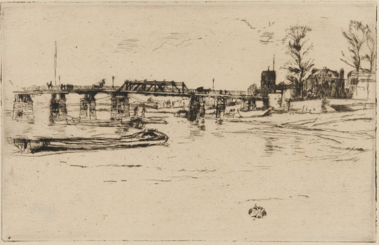 Chelsea, 1879. by James Abbott McNeill Whistler
