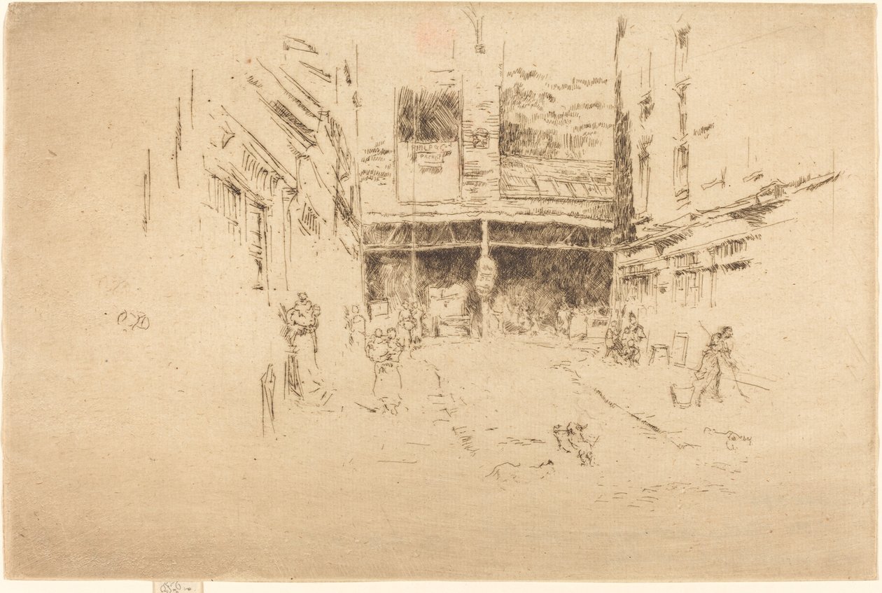 Kıyafet Borsası, No.I, 1887. by James Abbott McNeill Whistler