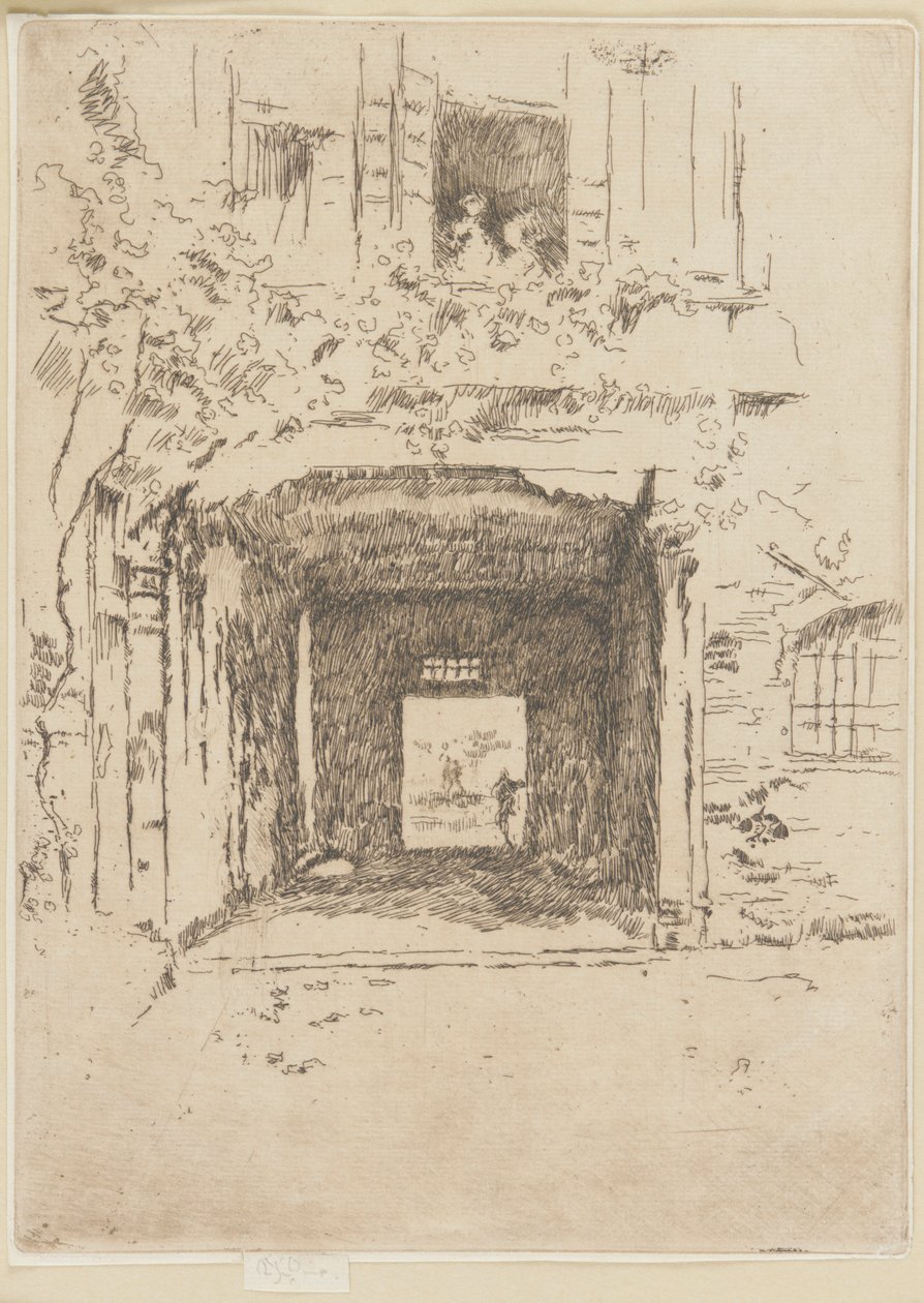 Kapı ve Asma, 1879-1880. by James Abbott McNeill Whistler